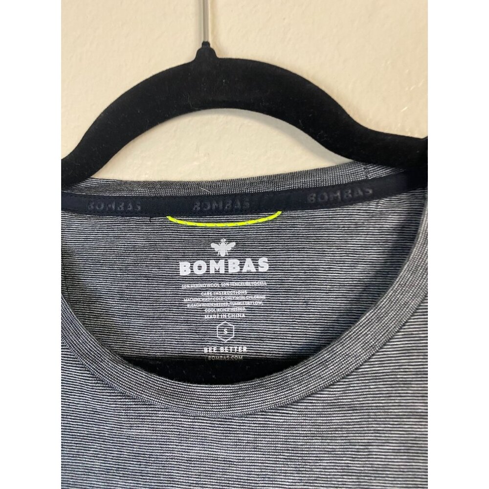 Bombas Womens Long Sleeve Merino Wool Top Size Small Gray Baselayer Lightweight - Picture 4 of 12
